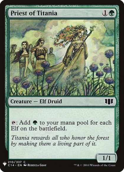 Priest of Titania, The List Reprints 210