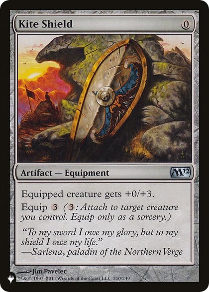 Kite Shield, The List Reprints 210/249