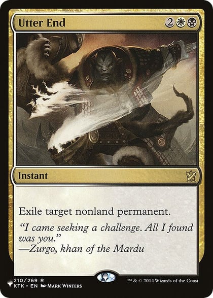 Utter End, The List Reprints 210