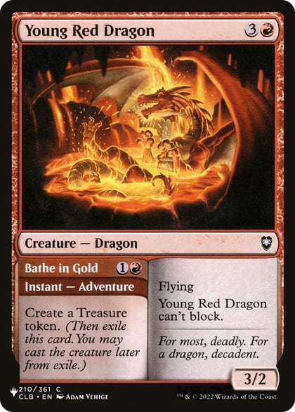 Young Red Dragon, The List Reprints 210/361