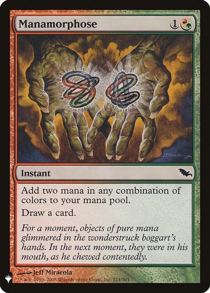 Manamorphose, The List Reprints 211