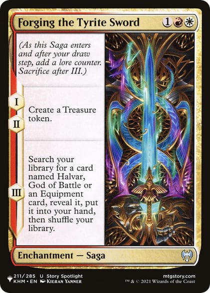 Forging the Tyrite Sword, The List Reprints 211/285