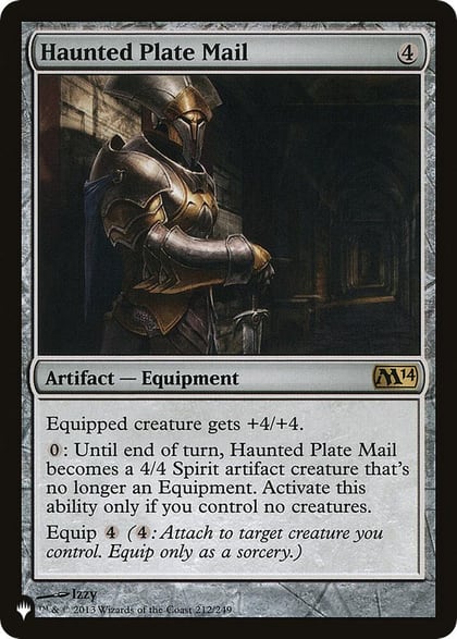 Haunted Plate Mail, The List Reprints 212/249