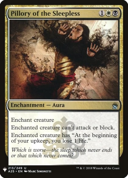 Pillory of the Sleepless, The List Reprints 213