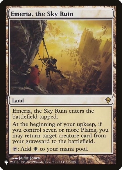 Emeria, the Sky Ruin, The List Reprints 213/249