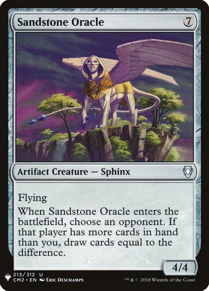 Sandstone Oracle (CM2), The List Reprints 213