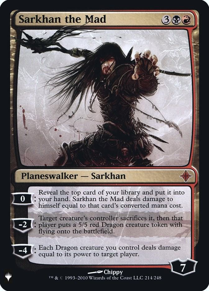 Sarkhan the Mad, The List Reprints 214
