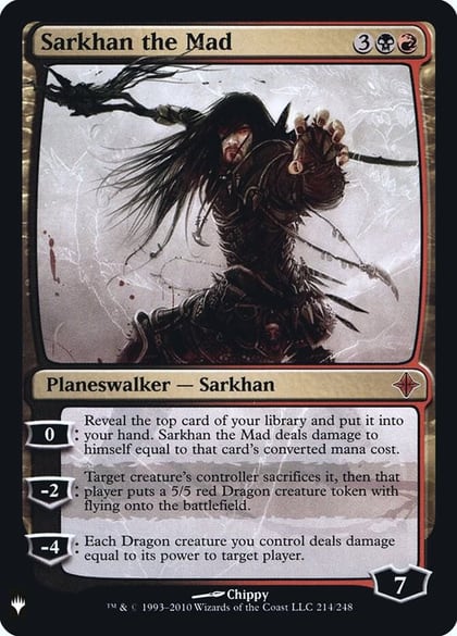 Sarkhan the Mad, The List Reprints 214