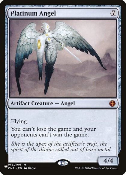 Platinum Angel, The List Reprints 214/221