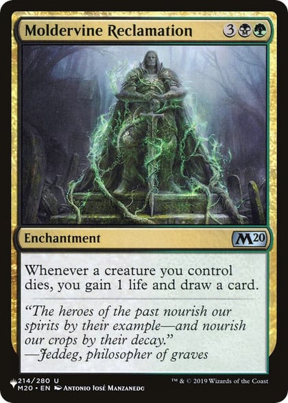 Moldervine Reclamation, The List Reprints 214/280