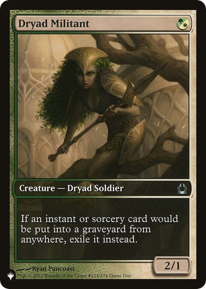 Dryad Militant, The List Reprints 214/274