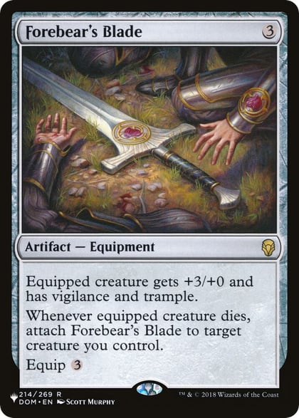 Forebear's Blade, The List Reprints 214/269