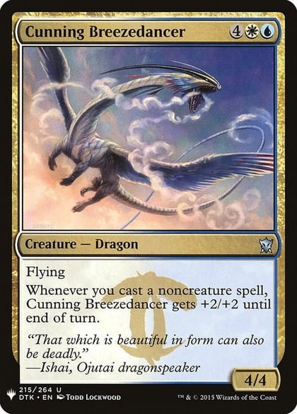 Cunning Breezedancer, The List Reprints 215