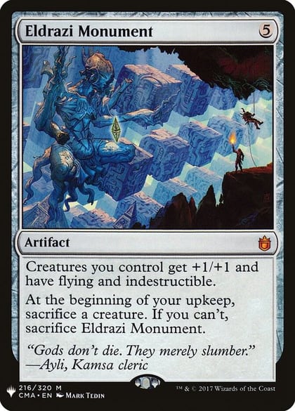 Eldrazi Monument, The List Reprints 216