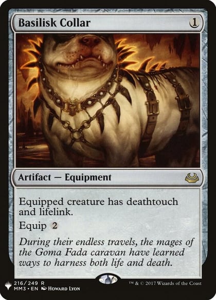 Basilisk Collar (MM3), The List Reprints 216