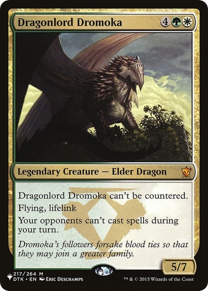 Dragonlord Dromoka, The List Reprints 217/264