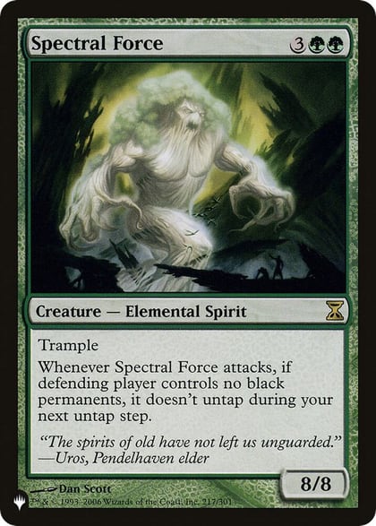 Spectral Force, The List Reprints 217/301