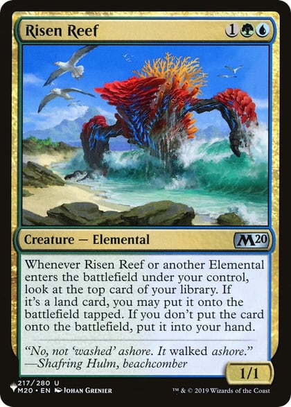 Risen Reef, The List Reprints 217