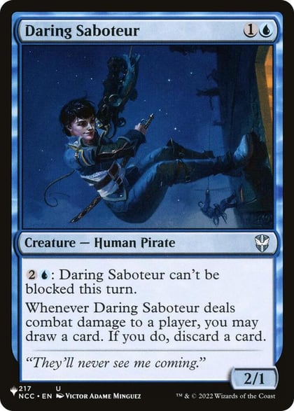 Daring Saboteur, The List Reprints 217/093