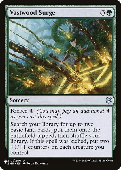 Vastwood Surge, The List Reprints 217/280