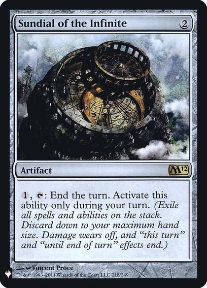 Sundial of the Infinite, The List Reprints 218