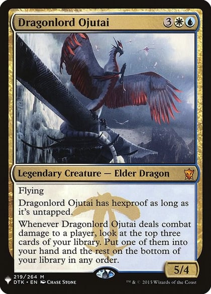Dragonlord Ojutai, The List Reprints 219/264