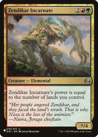 Zendikar Incarnate, The List Reprints 219/272