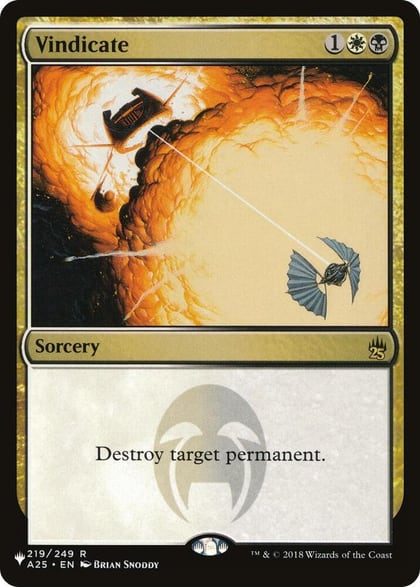 Vindicate, The List Reprints 219/249