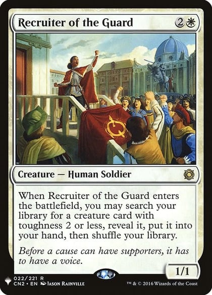 Recruiter of the Guard, The List Reprints 22