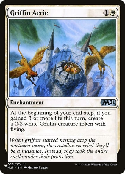 Griffin Aerie, The List Reprints 22