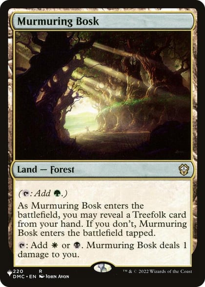 Murmuring Bosk, The List Reprints 220