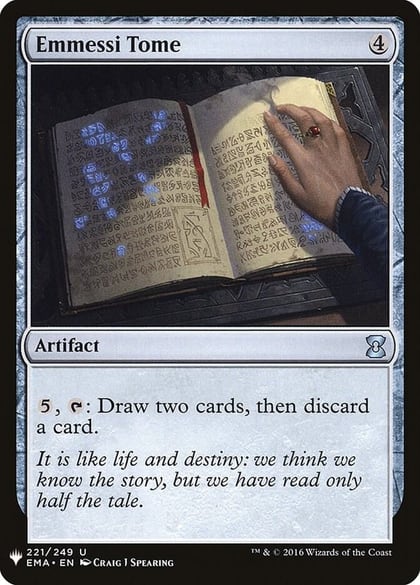 Emmessi Tome, The List Reprints 221