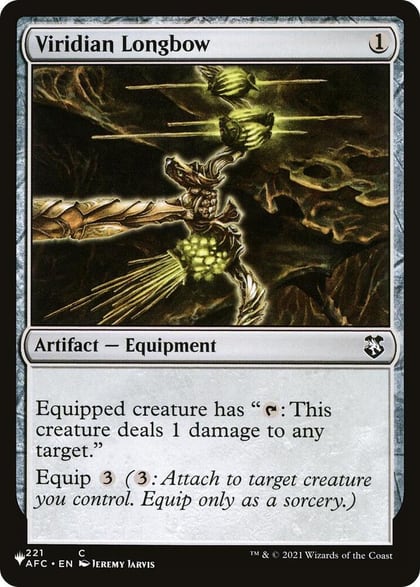 Viridian Longbow, The List Reprints 221/062