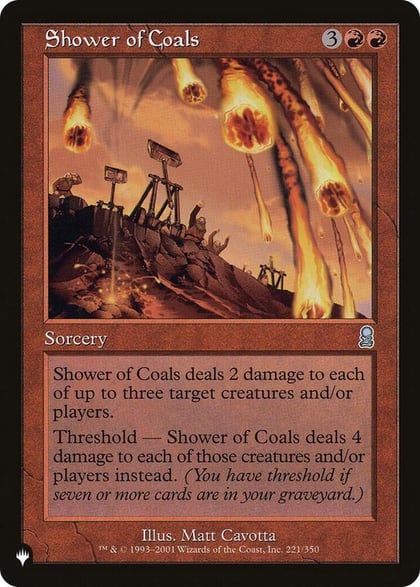 Shower of Coals, The List Reprints 221/350