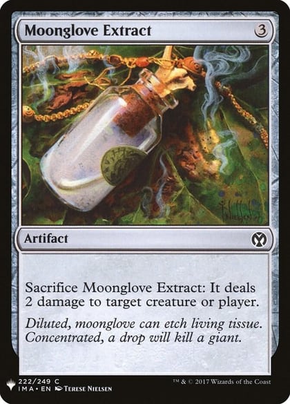 Moonglove Extract, The List Reprints 222