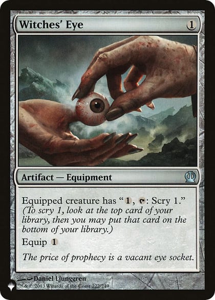Witches' Eye, The List Reprints 222/249