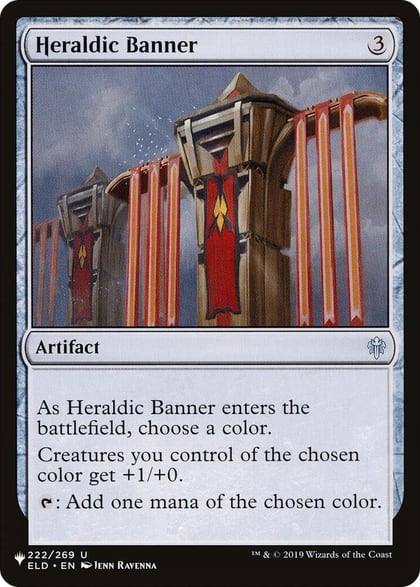 Heraldic Banner, The List Reprints 222/269
