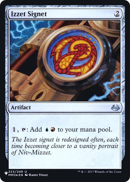 Izzet Signet, The List Reprints 223