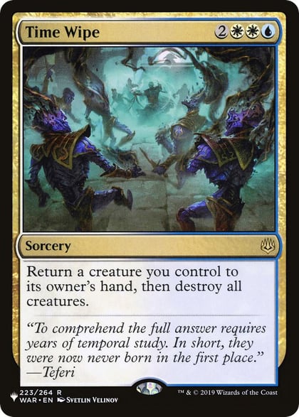 Time Wipe, The List Reprints 223