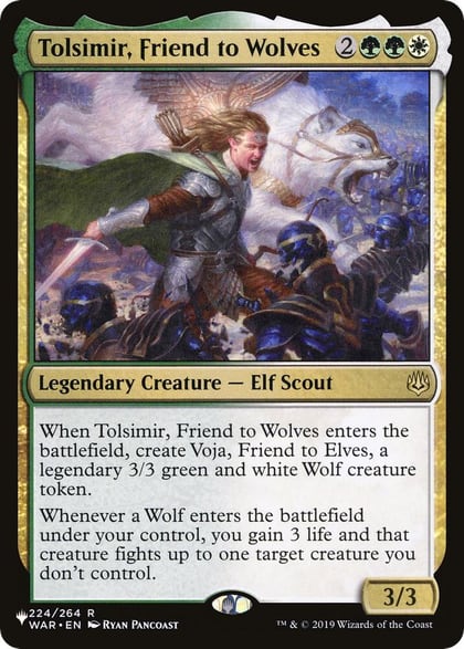 Tolsimir, Friend to Wolves, The List Reprints 224/264