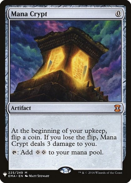 Mana Crypt, The List Reprints 225