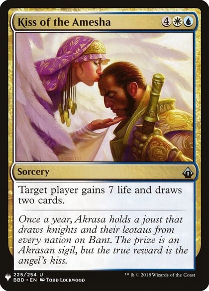 Kiss of the Amesha, The List Reprints 225