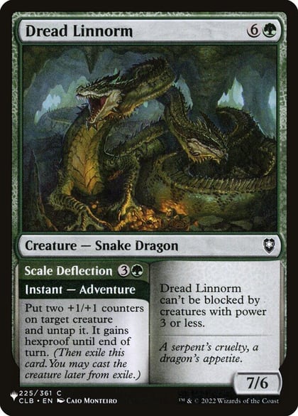 Dread Linnorm, The List Reprints 225/361