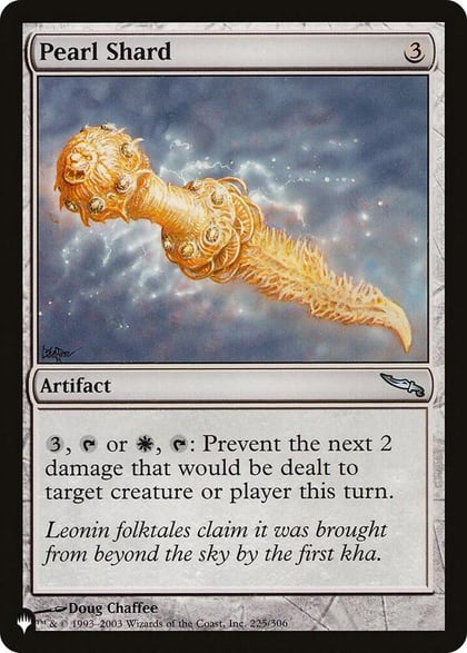 Pearl Shard, The List Reprints 225/306