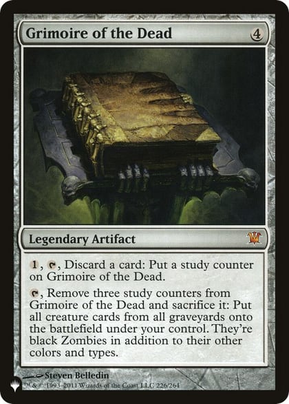Grimoire of the Dead, The List Reprints 226/264