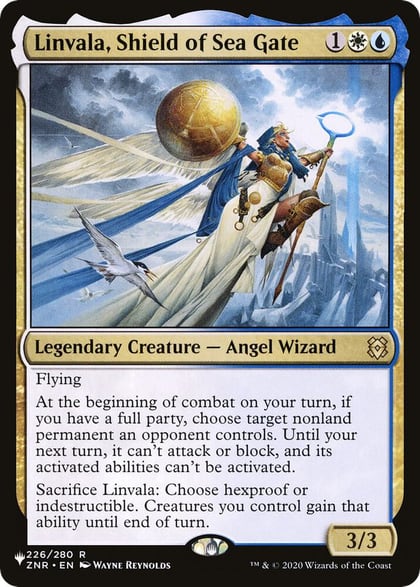 Linvala, Shield of Sea Gate, The List Reprints 226/280