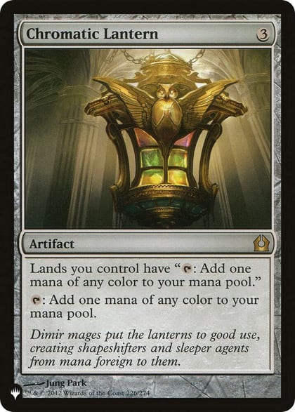 Chromatic Lantern (RTR), The List Reprints 226