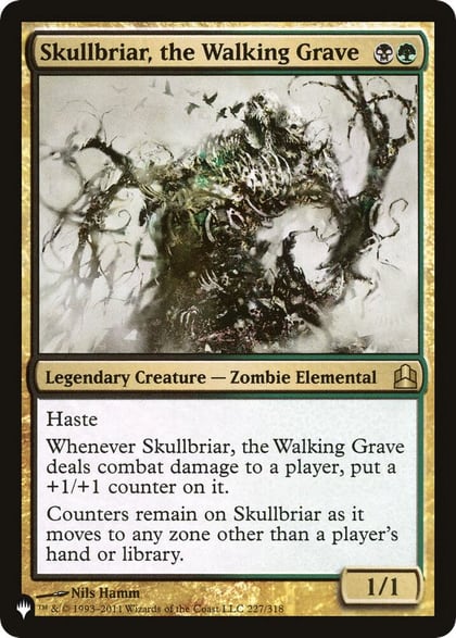 Skullbriar, the Walking Grave, The List Reprints 227/318