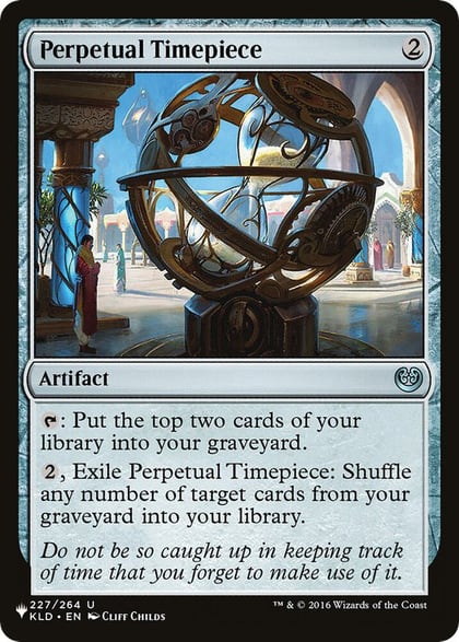 Perpetual Timepiece, The List Reprints 227/264
