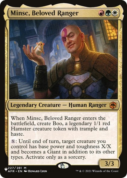 Minsc, Beloved Ranger, The List Reprints 227/281